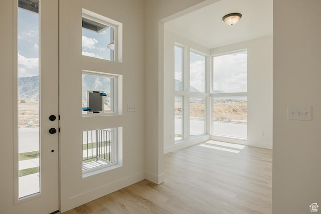 1026 W Chokecherry Dr Unit 135, Mapleton, UT 84664 - doorway featuring light wood-style flooring and french doors