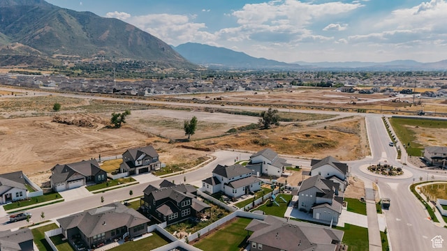 1026 W Chokecherry Dr Unit 135, Mapleton, UT 84664 - aerial view of residential area with mountains