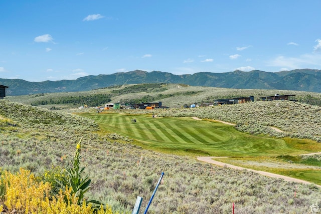 6033 Golf Clb Unit 5, Park City, UT 84098 - view of mountain backdrop with a golf course