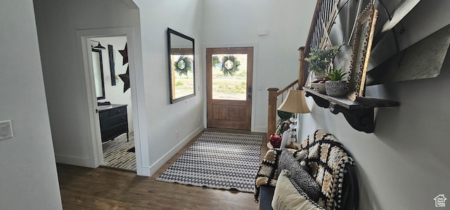 1275 S Lawrence Rd, Huntington, UT 84528 - entryway with wood finished floors and baseboards