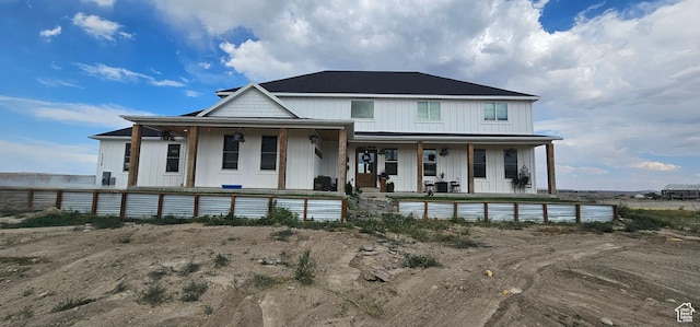 1275 S Lawrence Rd, Huntington, UT 84528 - modern inspired farmhouse featuring covered porch