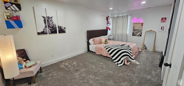 1275 S Lawrence Rd, Huntington, UT 84528 - carpeted bedroom with recessed lighting and baseboards