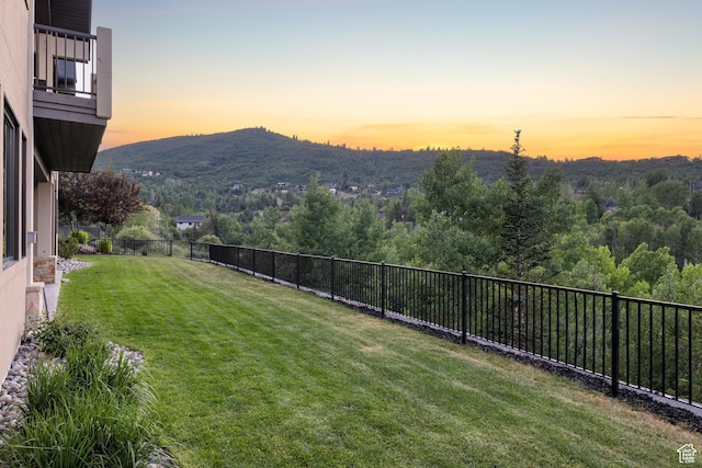 4014 W Hidden Cv Unit 11, Park City, UT 84098 - view of yard featuring a mountain view