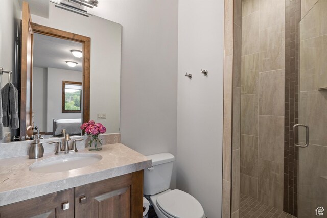 4014 W Hidden Cv Unit 11, Park City, UT 84098 - full bath with a shower stall, vanity, and connected bathroom