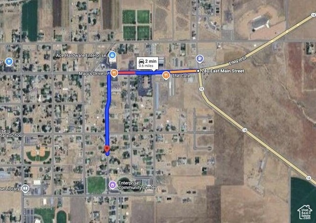 246 S 475 E, Enterprise, UT 84725 - aerial view of property's location
