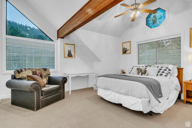 1960 N Lake Dr, Scofield, UT 84526 - bedroom with carpet and ceiling fan