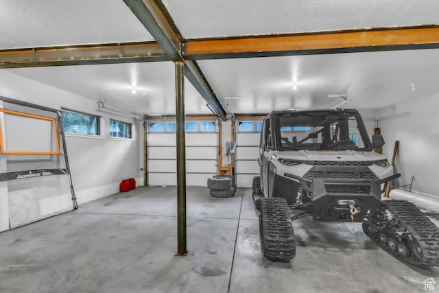 1960 N Lake Dr, Scofield, UT 84526 - garage featuring baseboards