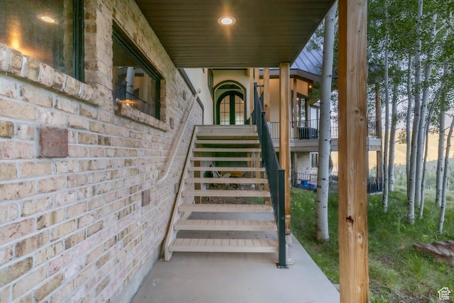 1960 N Lake Dr, Scofield, UT 84526 - entrance to property featuring brick siding