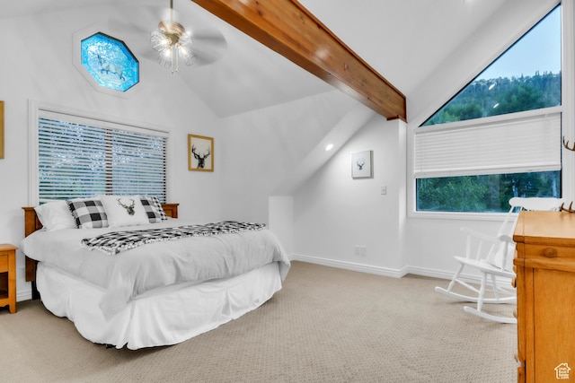 1960 N Lake Dr, Scofield, UT 84526 - carpeted bedroom featuring baseboards and a ceiling fan