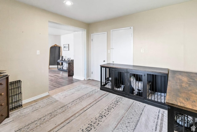 340 N Main St, Monroe, UT 84754 - hall with wood finished floors and recessed lighting
