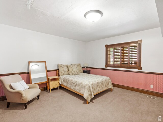 2586 S 1825 E, Ogden, UT 84401 - bedroom featuring carpet flooring and wainscoting