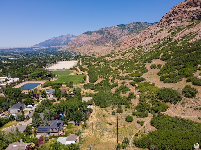 2586 S 1825 E, Ogden, UT 84401 - aerial view of property and surrounding area with a mountainous background