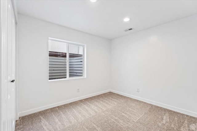 635 E Mayor Place Dr, American Fork, UT 84003 - carpeted spare room with baseboards and recessed lighting