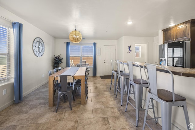 3853 Red Valley Cir Unit 22A1, Moab, UT 84532 - dining room featuring baseboards and recessed lighting