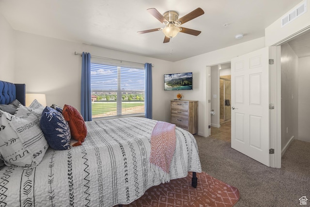 3853 Red Valley Cir Unit 22A1, Moab, UT 84532 - bedroom featuring carpet and ceiling fan