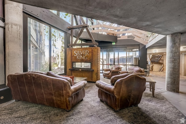 1485 Empire Ave Unit 513, Park City, UT 84060 - living room featuring stairs