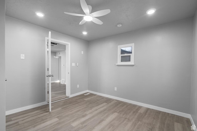3174 S 9100 W, Magna, UT 84044 - basement with a ceiling fan, wood finished floors, and recessed lighting