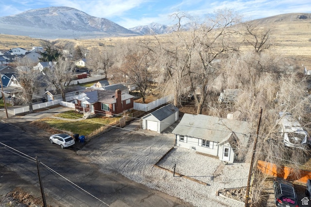 3174 S 9100 W, Magna, UT 84044 - aerial view of residential area featuring a mountain backdrop