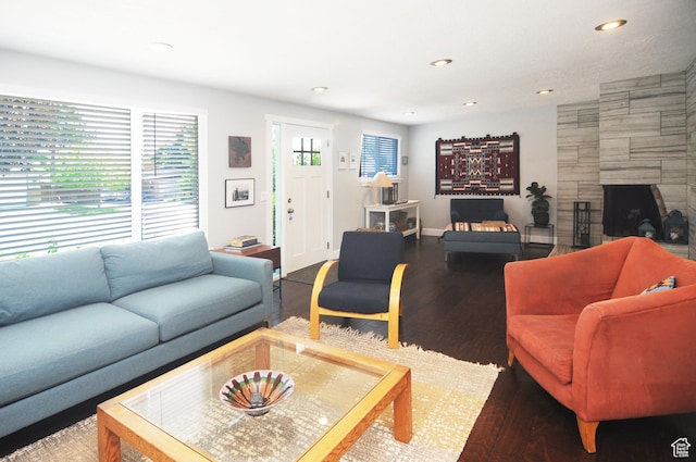 2845 Banbury Rd E, Cottonwood Heights, UT 84121 - living room with recessed lighting and wood finished floors