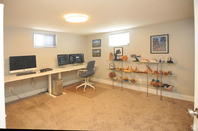 2845 Banbury Rd E, Cottonwood Heights, UT 84121 - carpeted office space featuring built in study area and baseboards