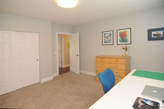 2845 Banbury Rd E, Cottonwood Heights, UT 84121 - office area featuring light colored carpet and baseboards