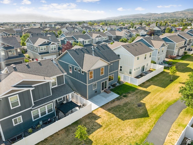 13316 S Moseley Way, Herriman, UT 84096 - aerial view of residential area featuring a mountain backdrop