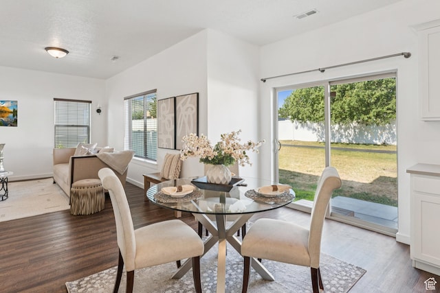 13316 S Moseley Way, Herriman, UT 84096 - dining space with wood finished floors and baseboards