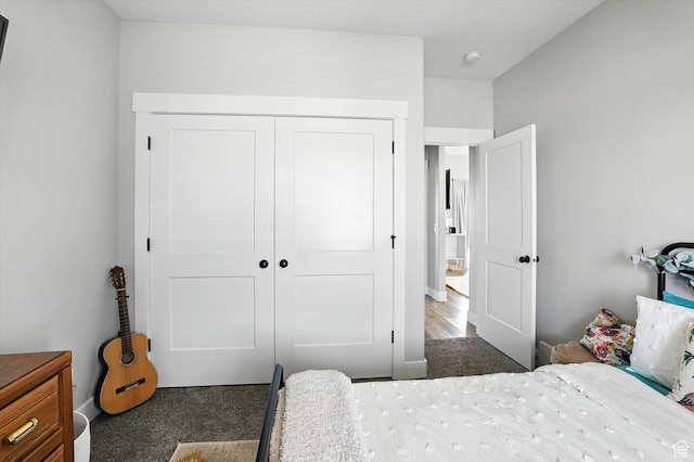 4781 N Selma Way, Erda, UT 84074 - carpeted bedroom featuring a closet