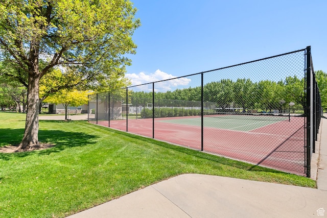 3760 S Carlisle Park Pl W Unit 3, Salt Lake City, UT 84119 - view of tennis court