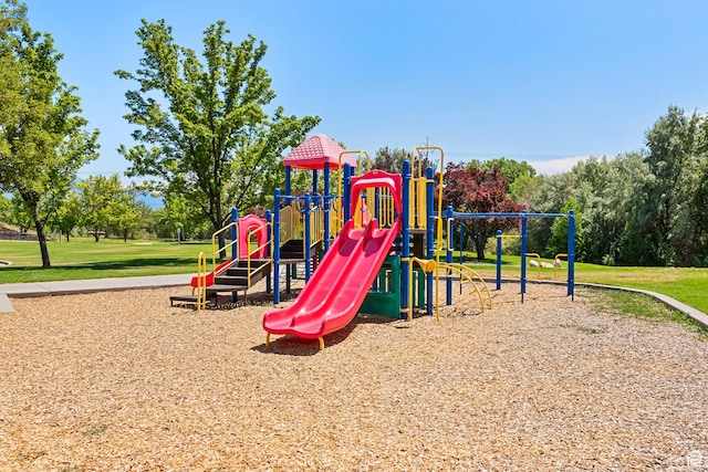 3760 S Carlisle Park Pl W Unit 3, Salt Lake City, UT 84119 - community jungle gym with a yard