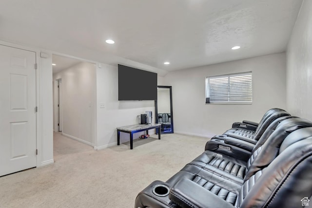 3822 S Chatterleigh Rd W, West Valley City, UT 84128 - living area with light carpet and recessed lighting