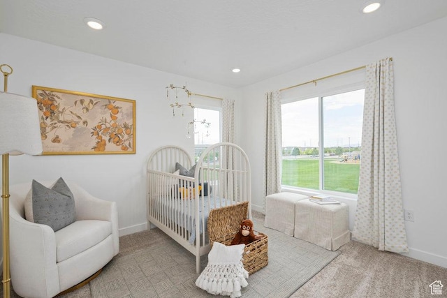 6031 W Highlandbrook Dr, West Jordan, UT 84081 - bedroom with carpet floors and recessed lighting