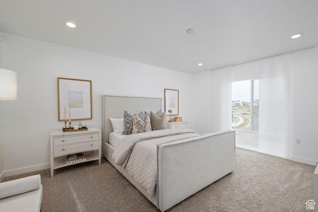 6031 W Highlandbrook Dr, West Jordan, UT 84081 - carpeted bedroom featuring recessed lighting