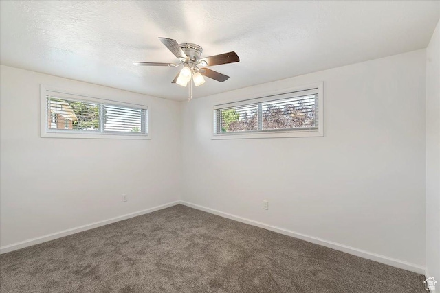 1414 E 275 N, Layton, UT 84040 - carpeted spare room featuring ceiling fan and a textured ceiling