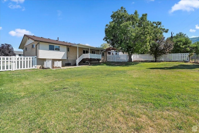 1414 E 275 N, Layton, UT 84040 - fenced backyard with stairway