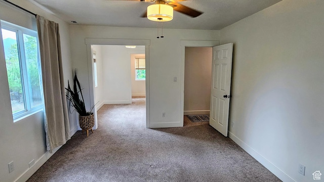 151 W 1485 N, Orem, UT 84057 - spare room with ceiling fan, healthy amount of natural light, and carpet floors
