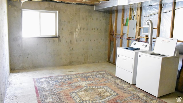 151 W 1485 N, Orem, UT 84057 - laundry area featuring independent washer and dryer and electric panel
