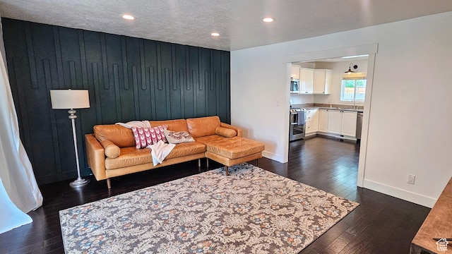 151 W 1485 N, Orem, UT 84057 - living area with dark wood-style flooring and recessed lighting