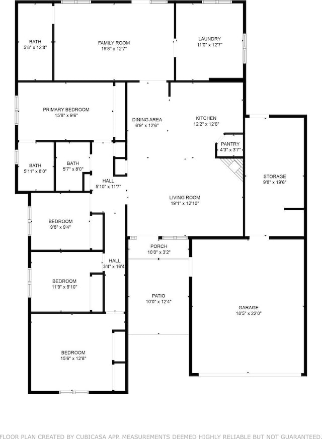 709 N 2200 E, St George, UT 84790 - view of home floor plan
