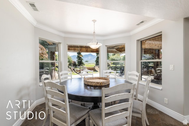 2124 N Heritage Dr, Farr West, UT 84404 - dining area with crown molding