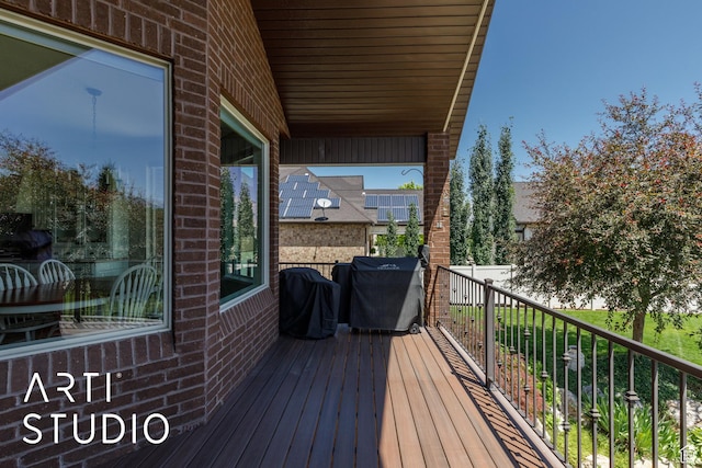 2124 N Heritage Dr, Farr West, UT 84404 - wooden terrace featuring area for grilling