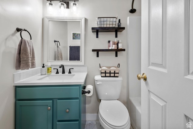 1289 E Ridge Meadow Ln S Unit 8S, Cottonwood Heights, UT 84047 - bathroom with vanity and marble look tiles