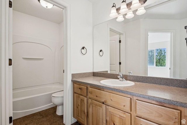 345 S 930 W, Pleasant Grove, UT 84062 - bathroom featuring vanity, tile patterned floors, and  shower combination