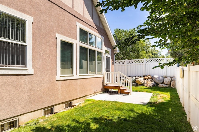 674 E Free Land Ave S, Midvale, UT 84047 - fenced backyard featuring a patio area