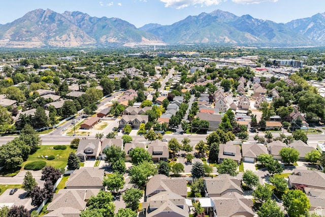 674 E Free Land Ave S, Midvale, UT 84047 - aerial view of residential area with a mountain backdrop