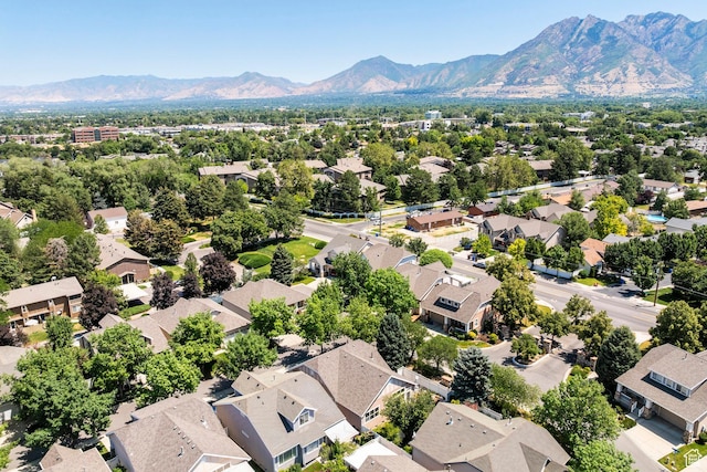 674 E Free Land Ave S, Midvale, UT 84047 - aerial view of residential area with a mountain backdrop