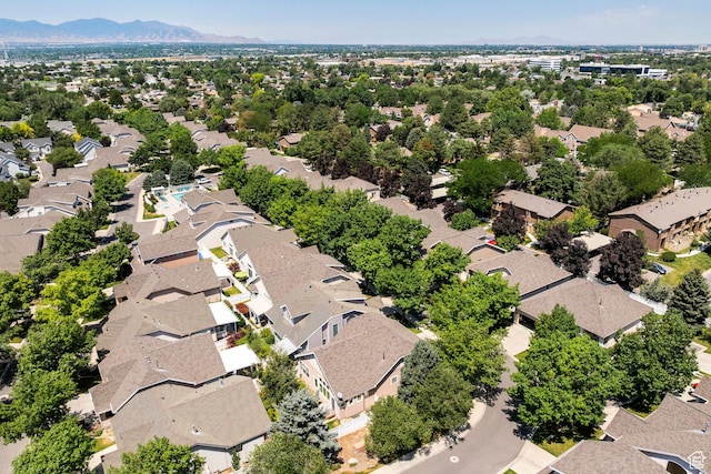 674 E Free Land Ave S, Midvale, UT 84047 - aerial perspective of suburban area featuring mountains