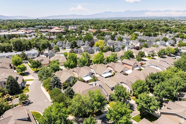 674 E Free Land Ave S, Midvale, UT 84047 - aerial view of residential area with a mountain backdrop