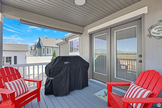 1792 W Norway Spruce Dr, Layton, UT 84041 - wooden deck with grilling area