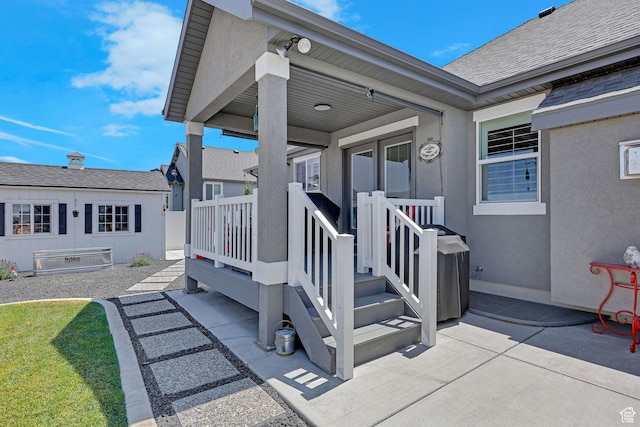 1792 W Norway Spruce Dr, Layton, UT 84041 - view of patio featuring an outbuilding